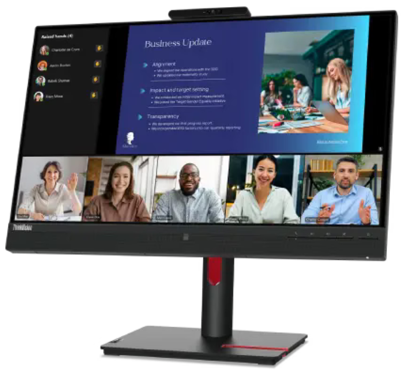 Lenovo ThinkVision T24v-30 23.8" FHD VoIP Monitor